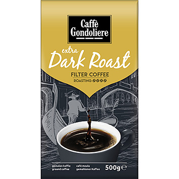 Caffè Gondoliere Ekstra mørkristet filterkaffe 500g