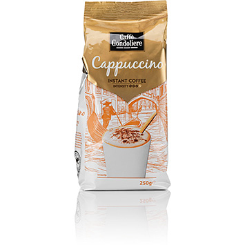 Caffè Gondoliere Cappucino instant kaffe genopfyldning 250g