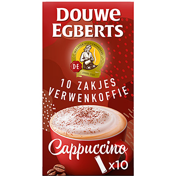 Douwe Egberts Verwenkoffie cappuccino oploskoffie 100g
