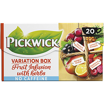 Pickwick Chá de caixa de variação de fusão de frutas 32g