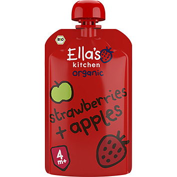 Ella's Kitchen Fragole mele biologici, da 4 mesi 120g