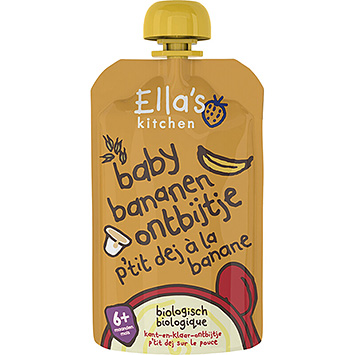 Ella's Kitchen Colazione biologica alla banana per bambini 6 100g