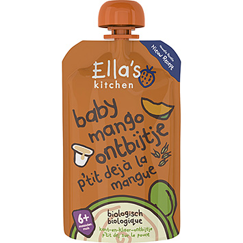 Ella's Kitchen Pequeno-almoço orgânico com manga para bebê 6 100g