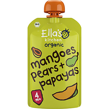 Ella's Kitchen Manghi, pere papaie bio 4 120g