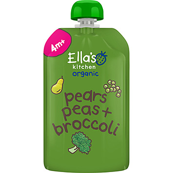 Ella's Kitchen Pere biologiche, piselli broccoli 4 120g