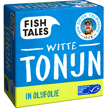 Fish Tales Albacore Tuna in olive oil msc 80g