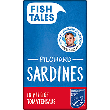 Fish Tales Sardines à la sauce tomate piquante 120g