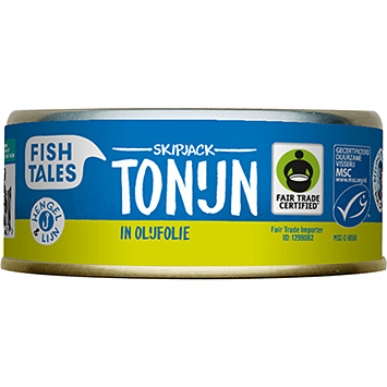 Fish Tales Skipjack tun olivenolie 142g