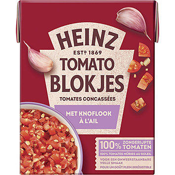 Heinz Tomato cubes with garlic 390g