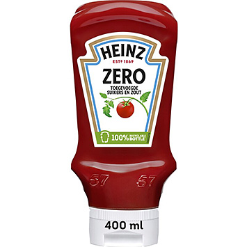 Heinz Tomaten ketchup geen toegevoegde suikers 400ml