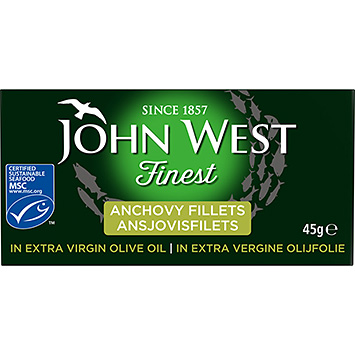 John West Ansjosfilet i ekstra jomfru olivenolie 45g