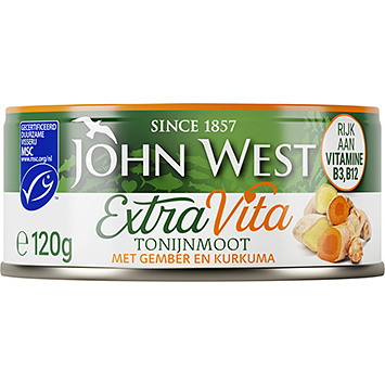 John West Extravita thon gingembre & curcuma 120g