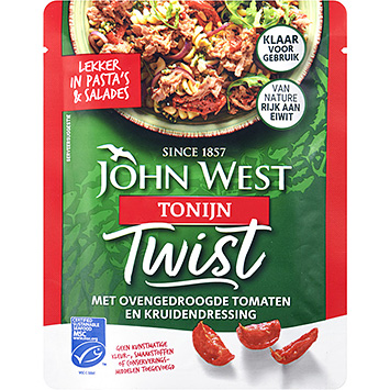 John West Torsion de thon tomate séchée au four 85g