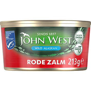 John West Salmão vermelho selvagem 213g