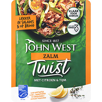 John West Salmão twist tomilho limão 85g