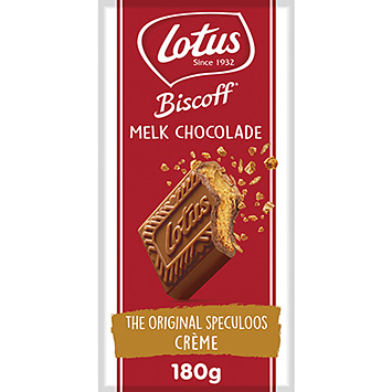 Lotus Bolachas caramelizadas creme de chocolate ao leite 180g