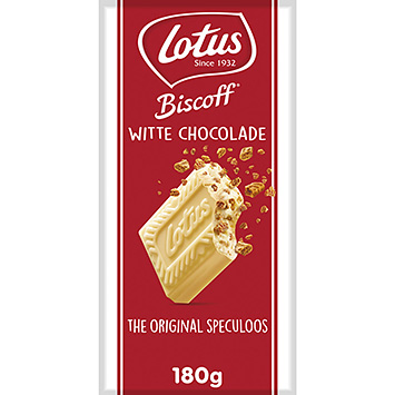 Lotus Galletas caramelizadas chocolate blanco Biscoff 180g