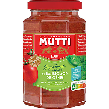 Mutti Molho para massa manjericão 400g