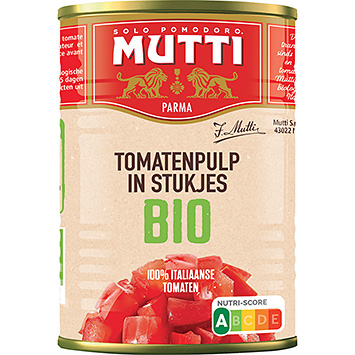 Mutti Organic tomato pulp in pieces  400g