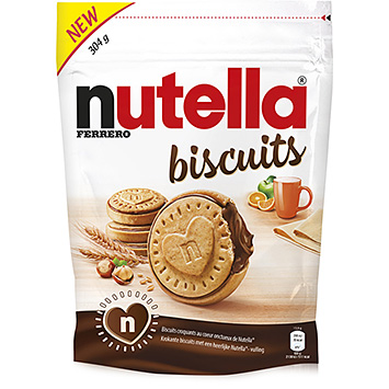 Nutella Biscuits Fourrés Noisettes et Cacao 304g