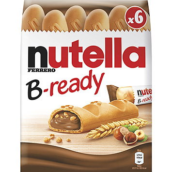 Nutella Bolachas crocantes recheadas com chocolate B-ready 132g
