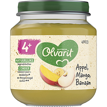 Olvarit Banana mango mela 125g