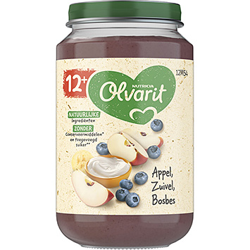 Olvarit Yaourt, pomme et myrtille 200g