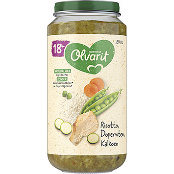 Olvarit Risotto ai piselli di tacchino 250g