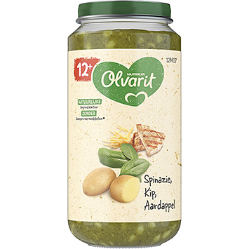 Olvarit Patata di pollo agli spinaci 250g