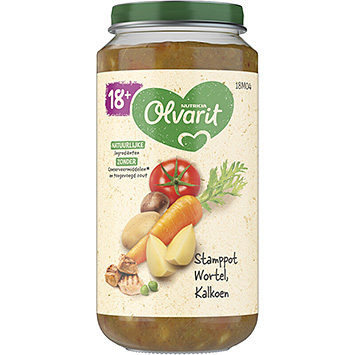 Olvarit Carote di tacchino stufato 250g