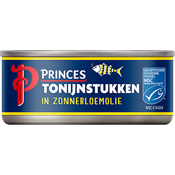 Princes Tonijnstukken in zonnebloemolie 145g