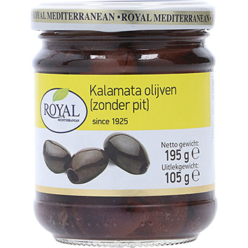 Royal Kalamata olijven zonder pit 185g