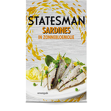 Statesman Sardiner i solrosolja 120g