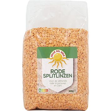 Valle del sole Linser röda 900g