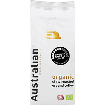 Australian Organic slow roasted ground coffee 250g