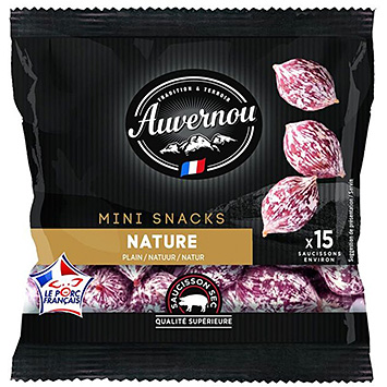 Auvernou Mini snacks natuur 75g