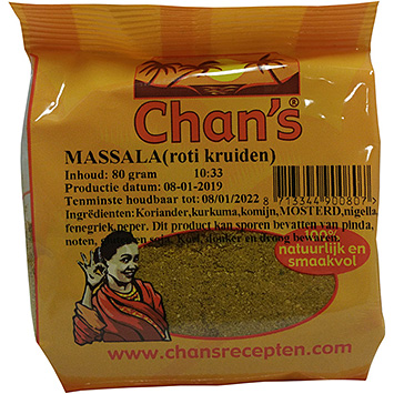 Chan's Erbe di masala roti 80g