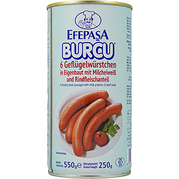 Efepasa Burcu tavuk sosis (kylling) frankfurtere 550g