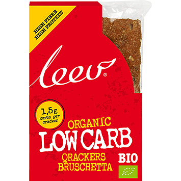 Leev Biologische low carb qrackers bruschetta 80g