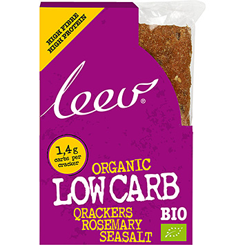 Leev Bio-Low-Carb-Cracker Rosmarin 80g