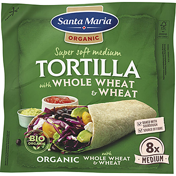 Santa Maria Tortilla with whole wheat organic 320g