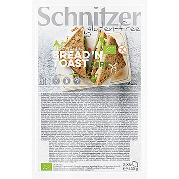 Schnitzer Bread'n toast rústico 430g