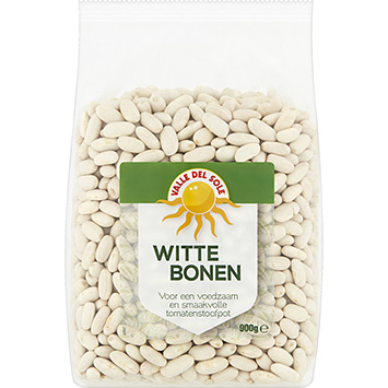 Valle del sole Hvide bønner 900g