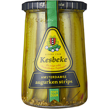 Kesbeke pickle strimler 580g
