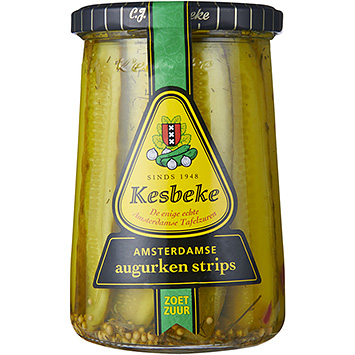 Kesbeke Augurken strips 580g