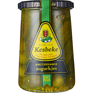 Kesbeke Amsterdam cornichons aigre-doux 580g