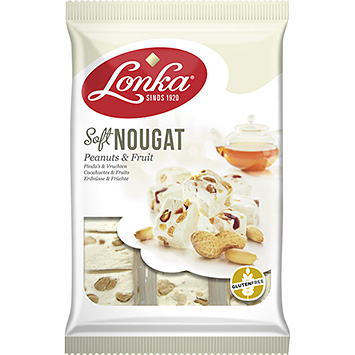Lonka Weiche Nougat-Erdnüsse und Früchte 220g