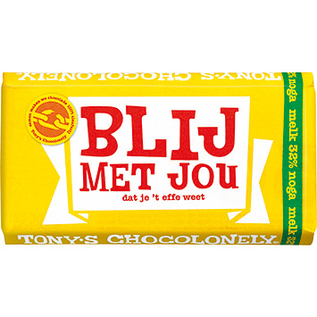 Tony's Chocolonely Milchnougat 'Happy with you' 180g