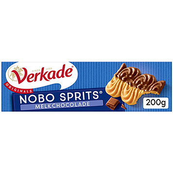 Verkade Nobo sprits de chocolate con leche 150g