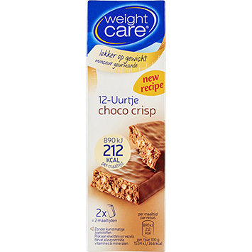 Weight Care Twaalfuurtje choco crisp 116g